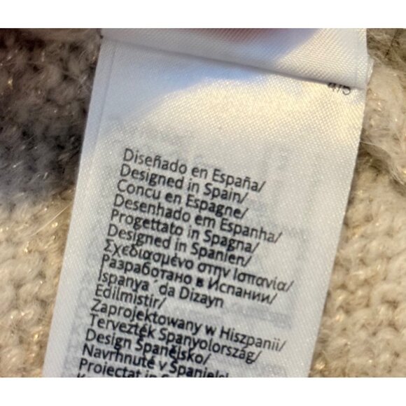 Size 10 Girls Mayoral Cream Long Wool Blend Hooded Cardigan Sweater Coat - Picture 12 of 12